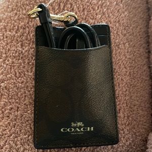 Coach Lanyard Brown NWT